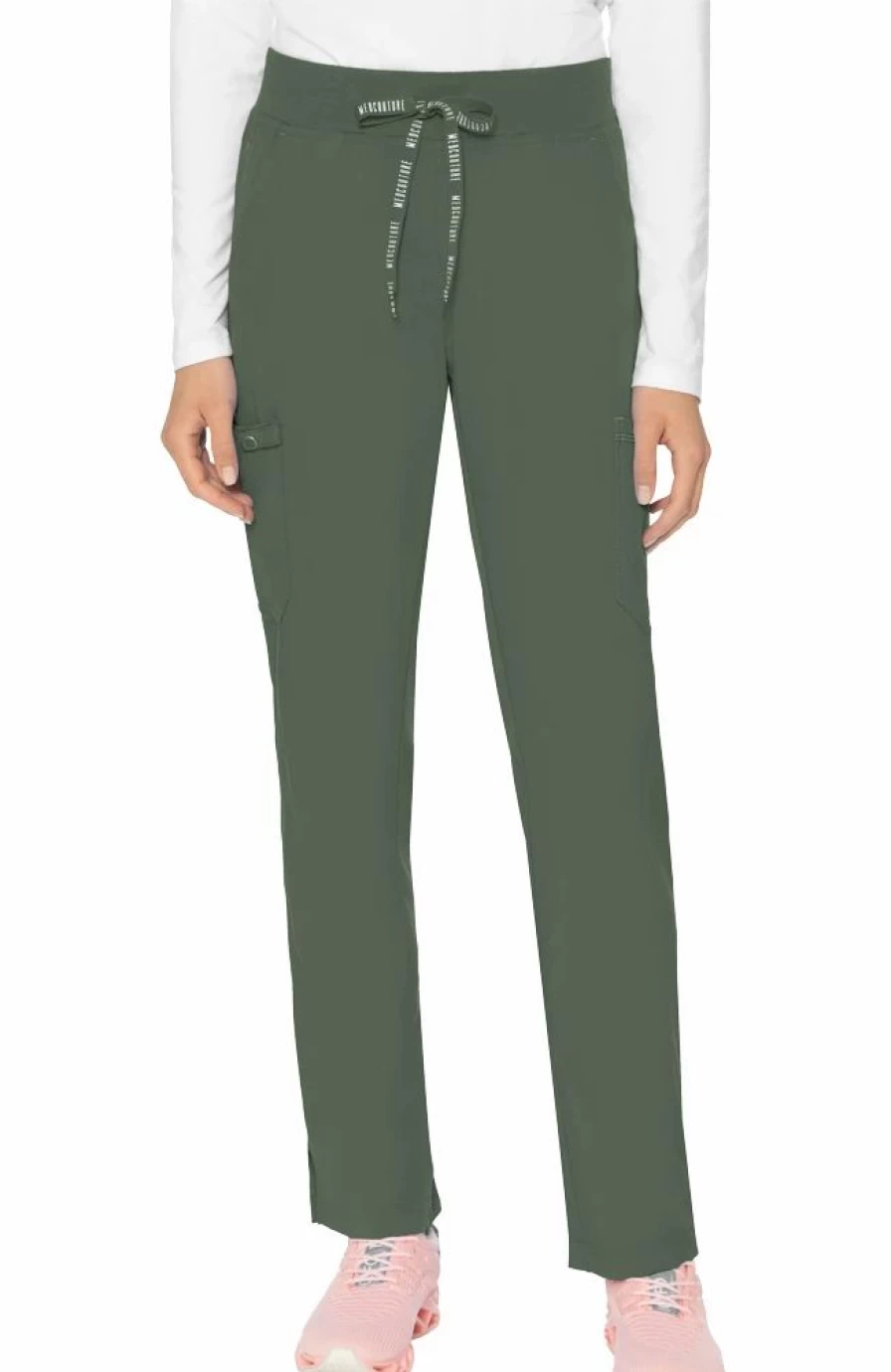 * Med Couture Women'S Knit Yoga Waist Scrub Pant | Pants