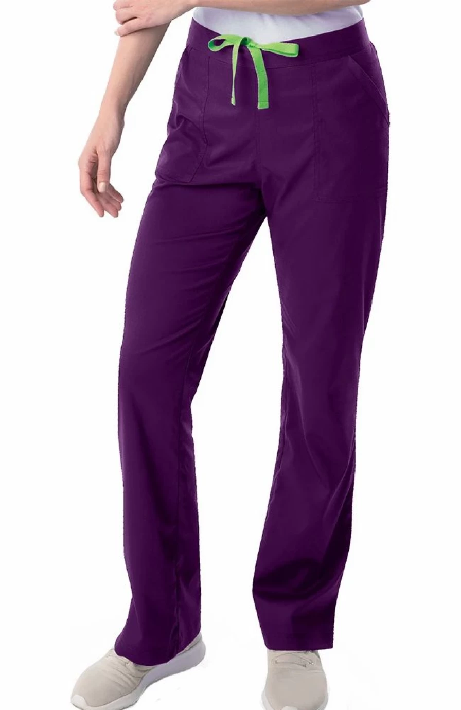 * Landau Clearance Women'S Modern Flat Front Cargo Scrub Pant | Pants