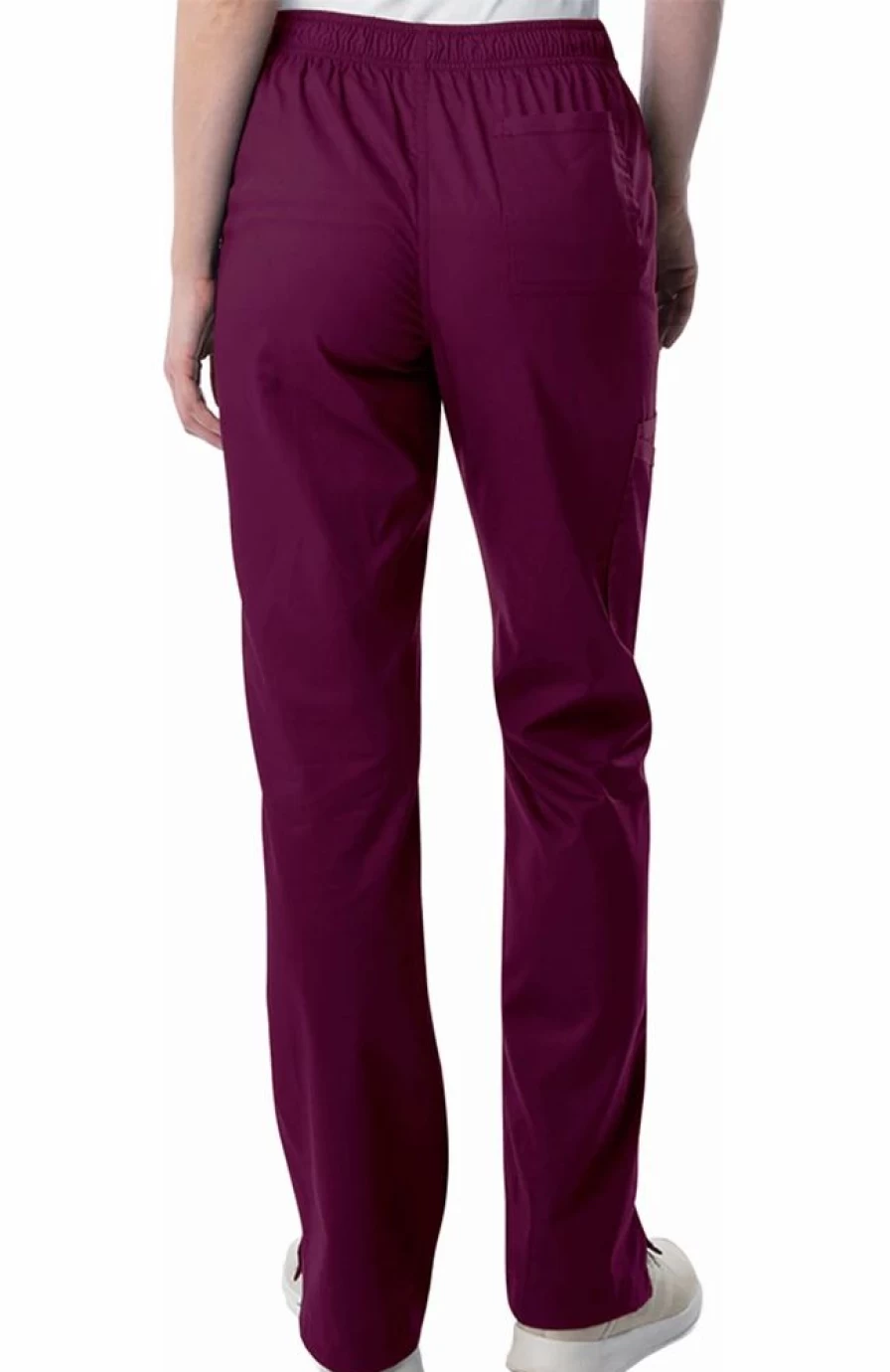 * Landau Clearance Women'S Modern Flat Front Cargo Scrub Pant | Pants