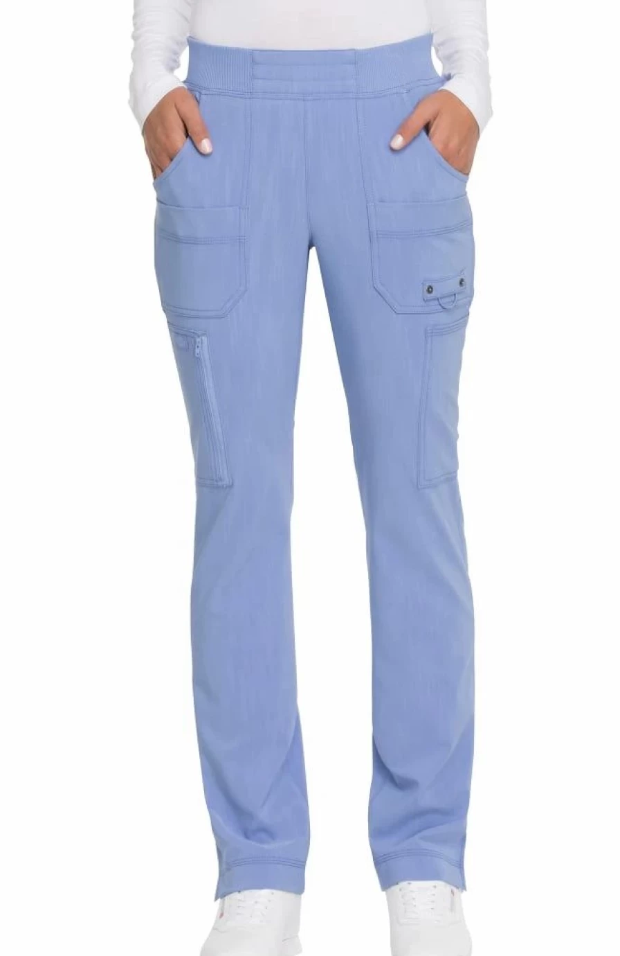 * Dickies Clearance Women'S Knit Elastic Waistband Tapered Leg Scrub Pant | Pants