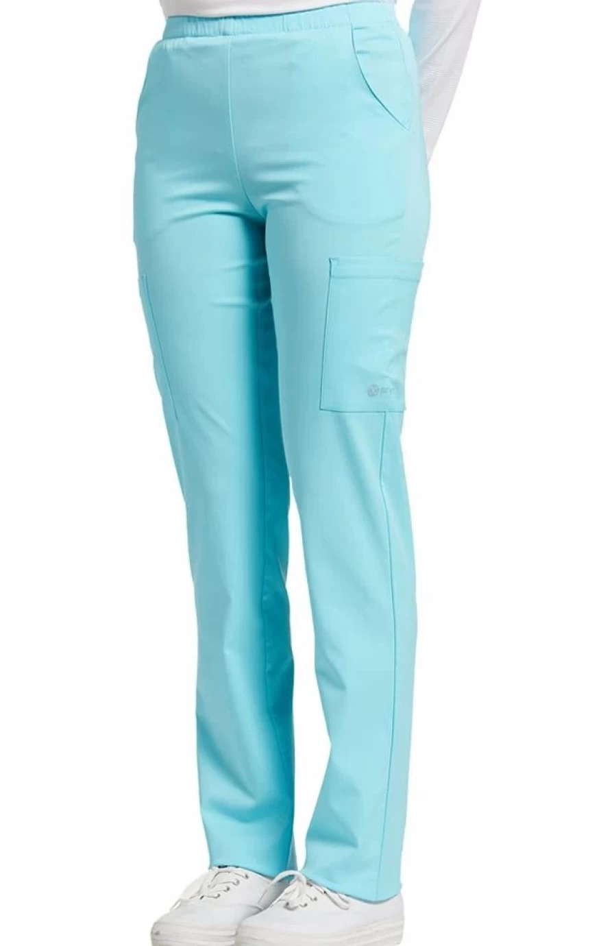 * White Cross Clearance Women'S Flat Waistband Cargo Scrub Pant | Pants