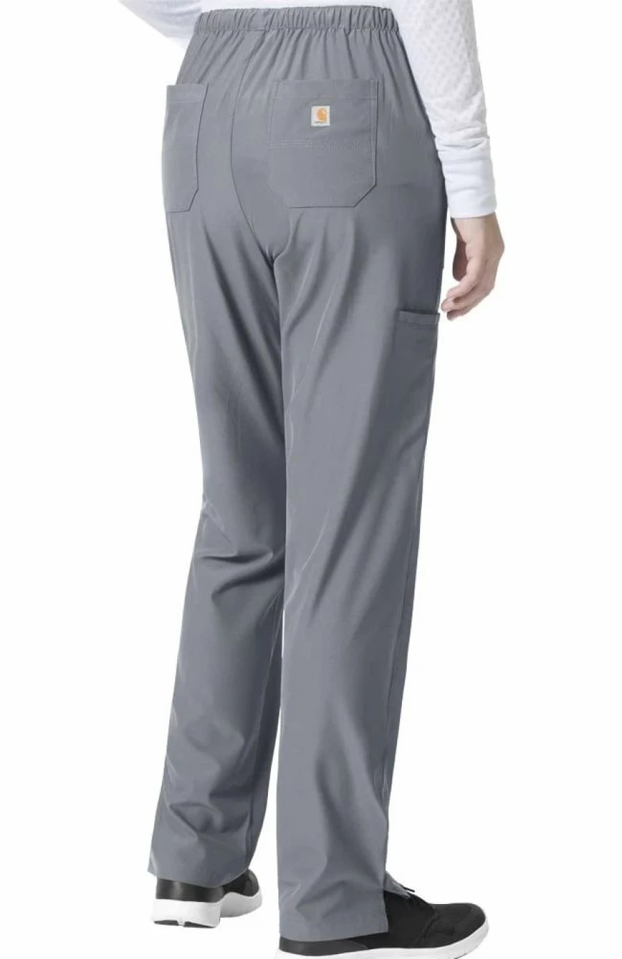 * Carhartt Clearance Women'S Flat Front Straight Leg Scrub Pant | Pants