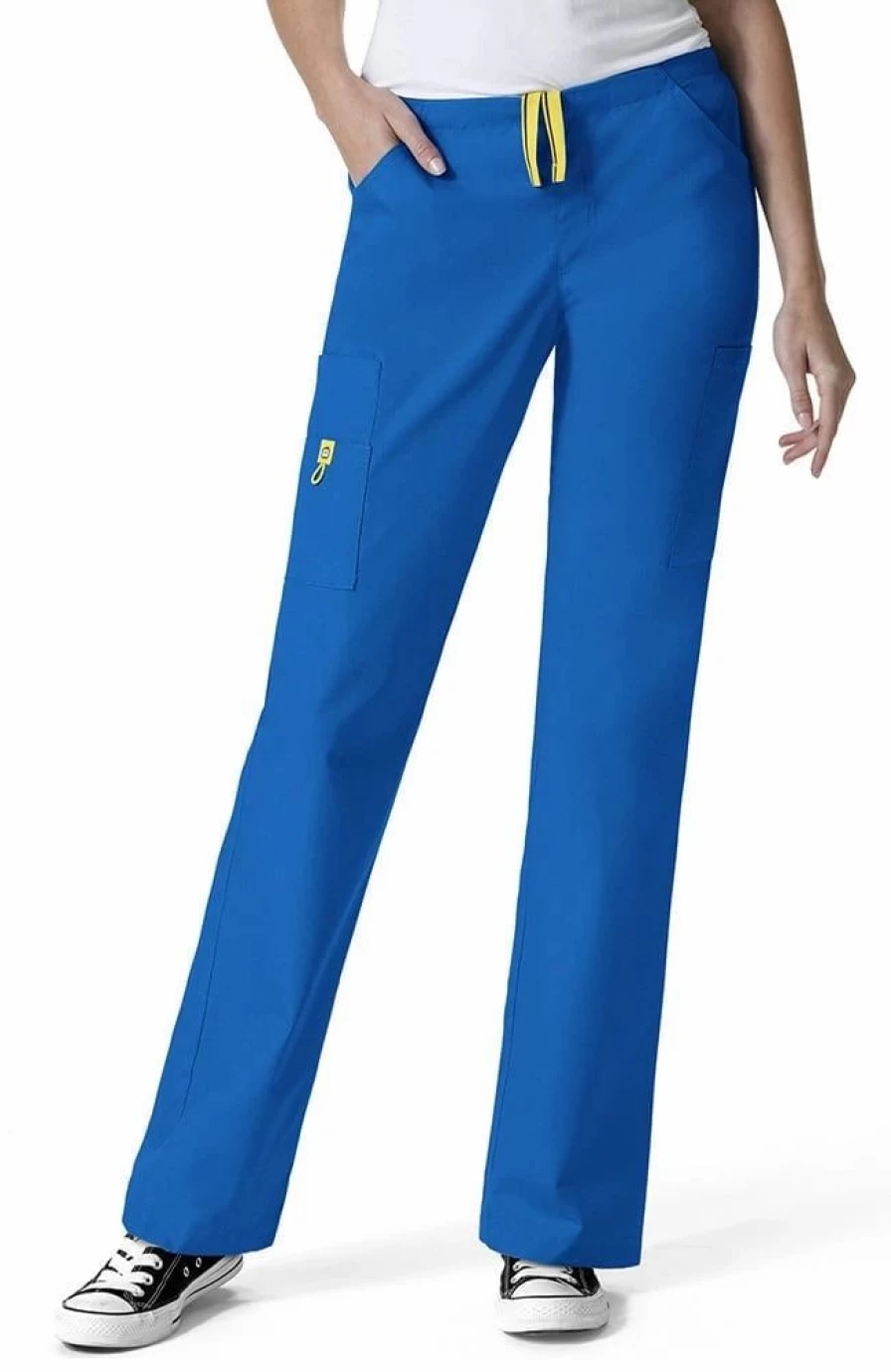 * Wonderwink Clearance Women'S Drawstring Elastic Waist Cargo Scrub Pant | Pants
