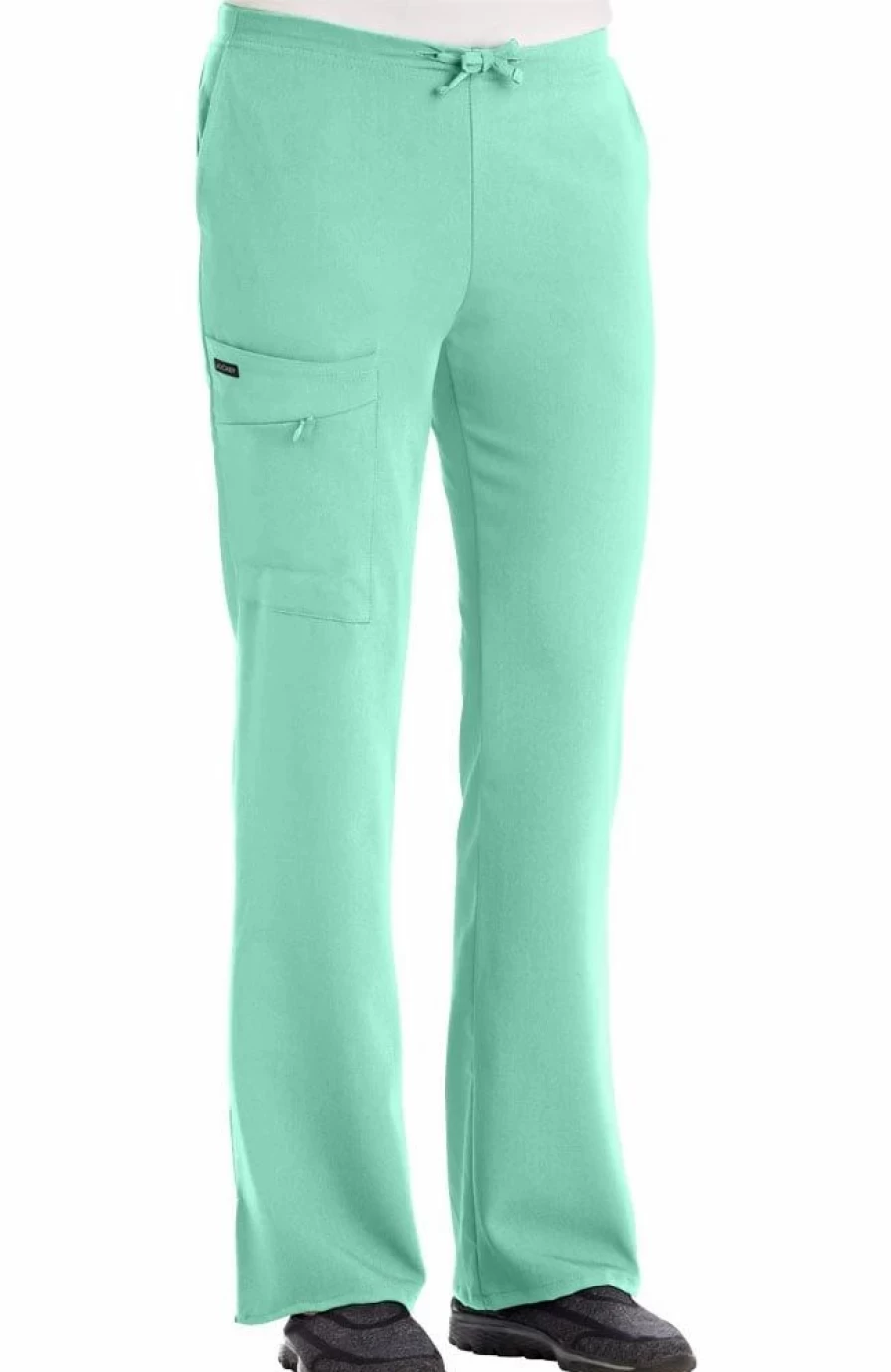 * Jockey Scrubs Clearance Women'S Tri Blend Zipper Scrub Pants | Pants