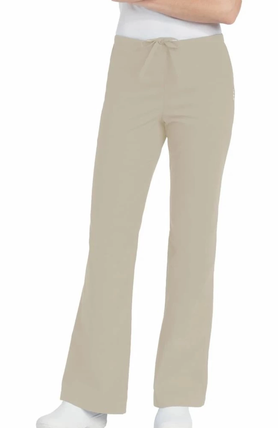 * Landau Clearance Women'S Natural Fit Flare Leg Scrub Pants | Pants