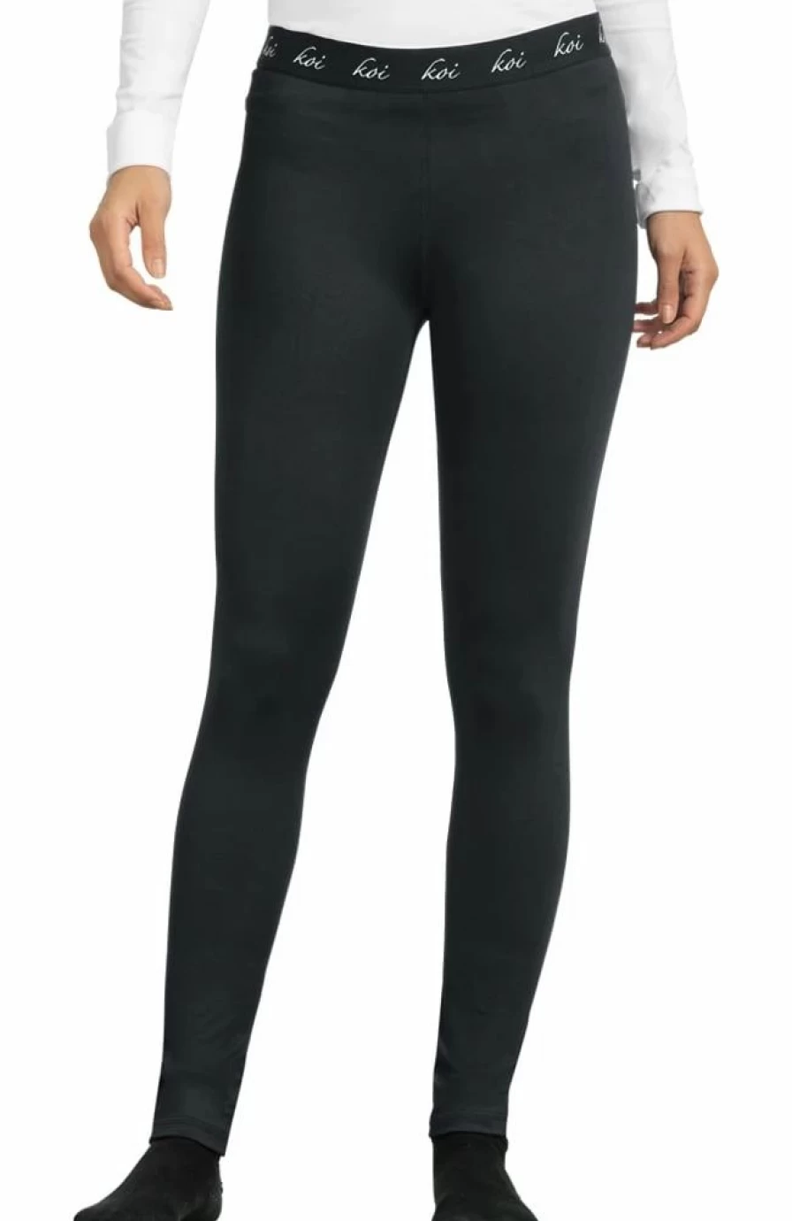 * Koi Women'S Remi Logo Elastic Waistband Compression Scrub Legging | Pants