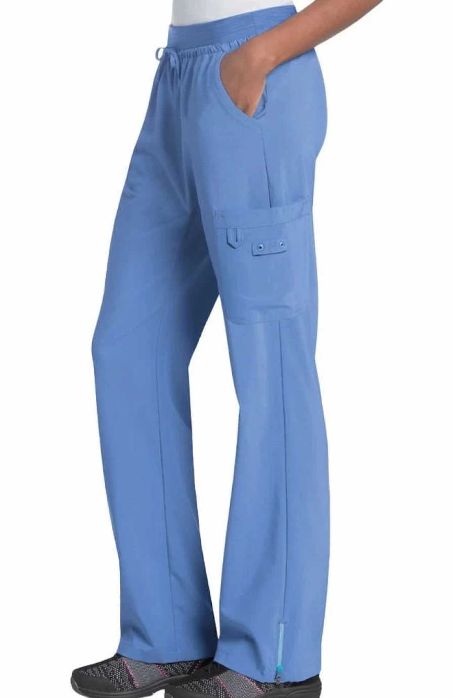 * Urbane Clearance Women'S Zipper Leg Cargo Scrub Pant | Pants