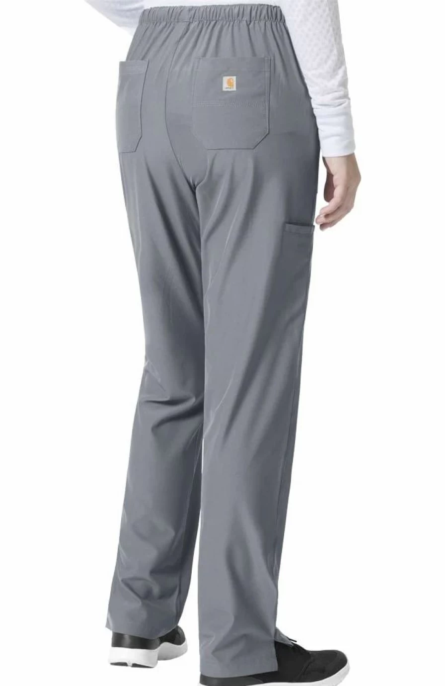 * Carhartt Women'S Flat Front Straight Leg Scrub Pant | Pants