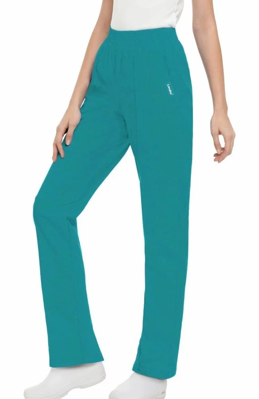 * Landau Women'S Classic Fit Elastic Waist Scrub Pants | Pants
