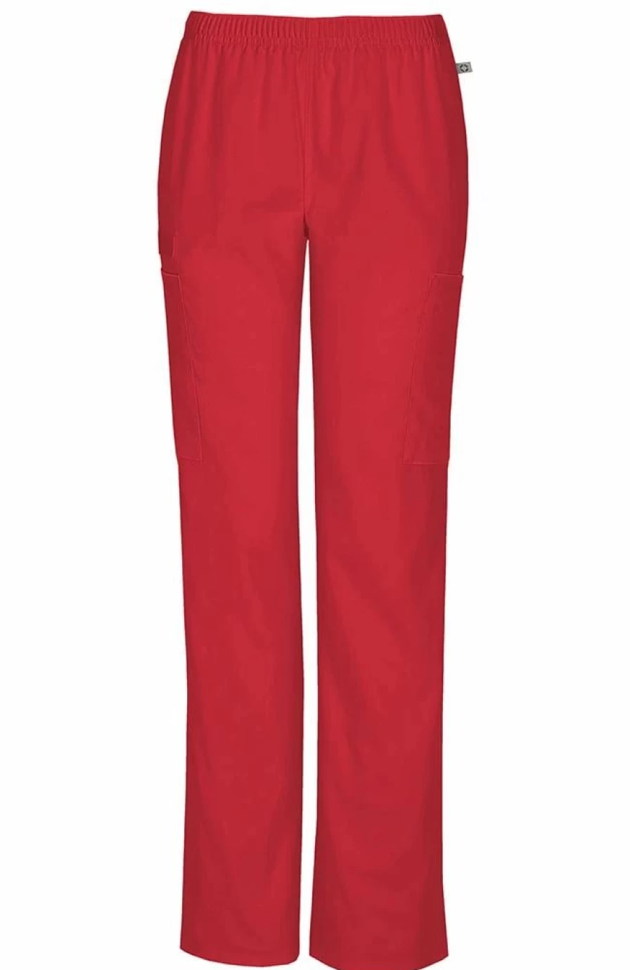 * Cherokee Workwear Clearance Women'S Mid-Rise Straight Leg Scrub Pants | Pants