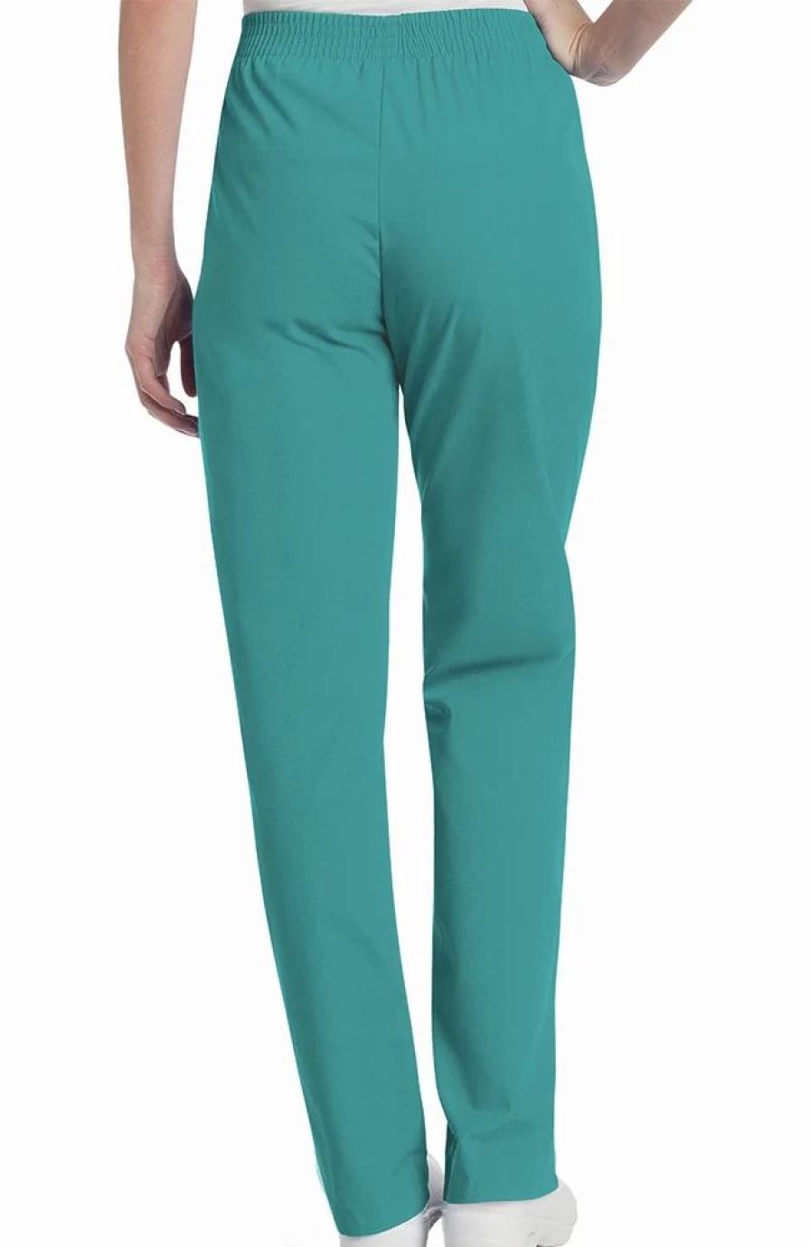 * Landau Clearance Women'S Eased Classic Fit With Elastic Waist Scrub Pants | Pants