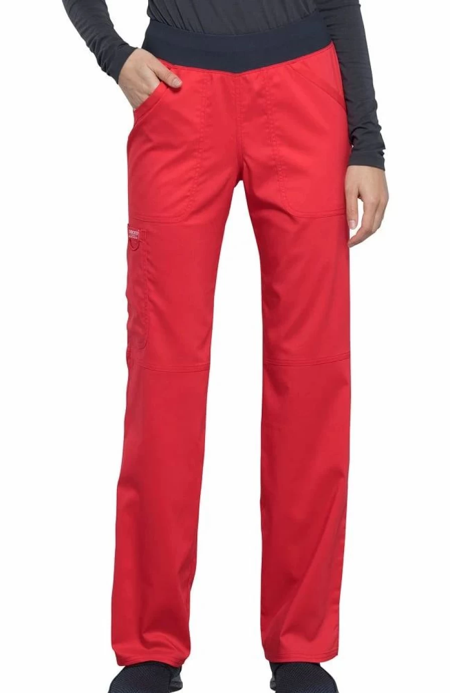 * Cherokee Workwear Clearance Women'S Elastic Waistband Cargo Pull-On Scrub Pant | Pants