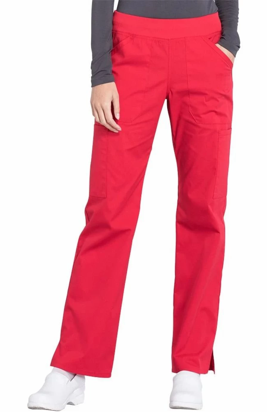 * Cherokee Workwear Women'S Elastic Waistband Pull On Cargo Scrub Pant | Pants