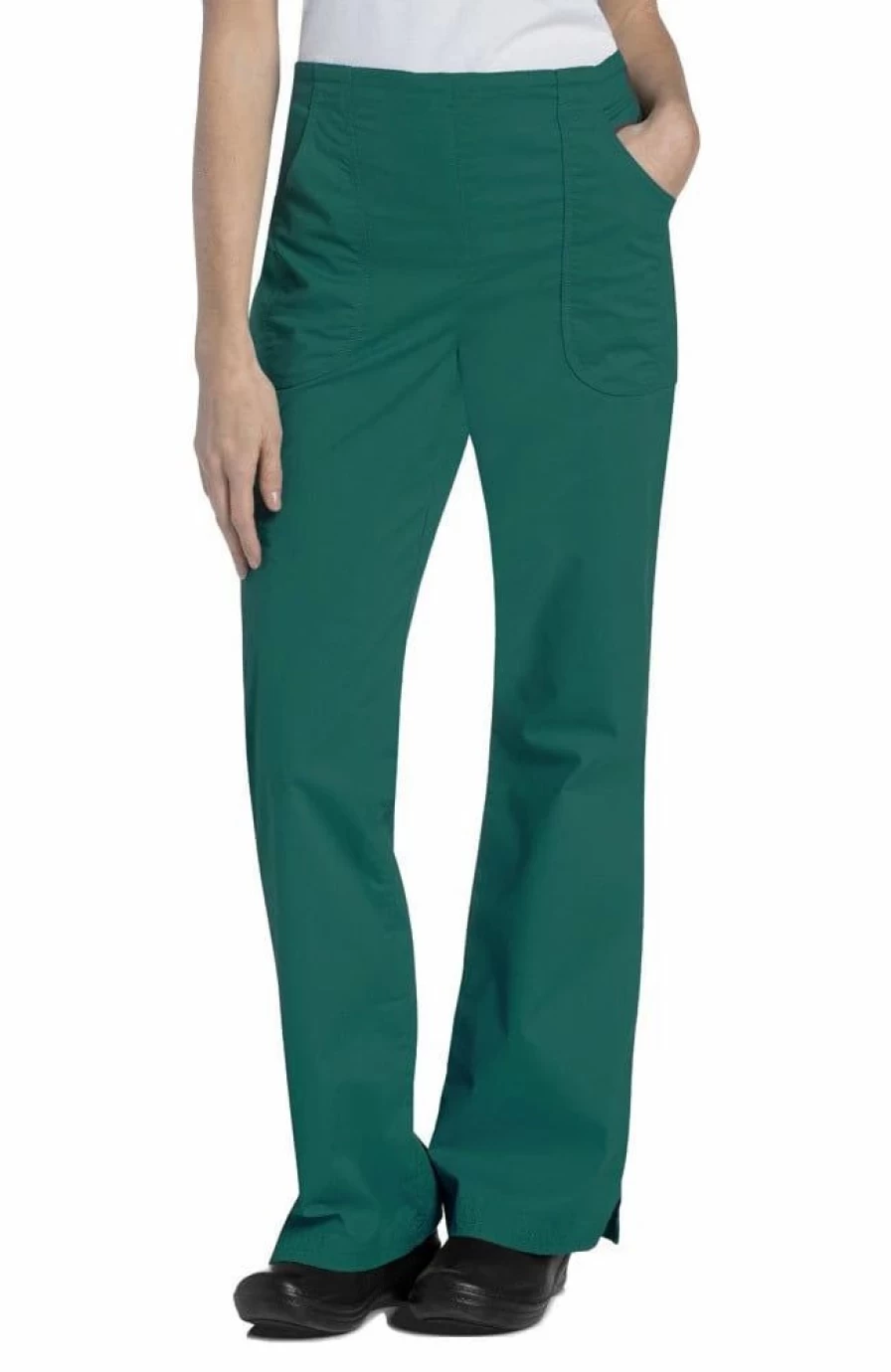 * Landau Clearance Women'S Flat Front Cargo Scrub Pant | Pants