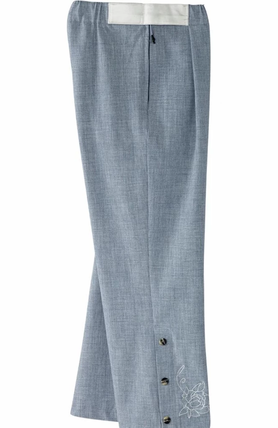 * Silverts Clearance Women'S Side Zip Capri Pant | Pants