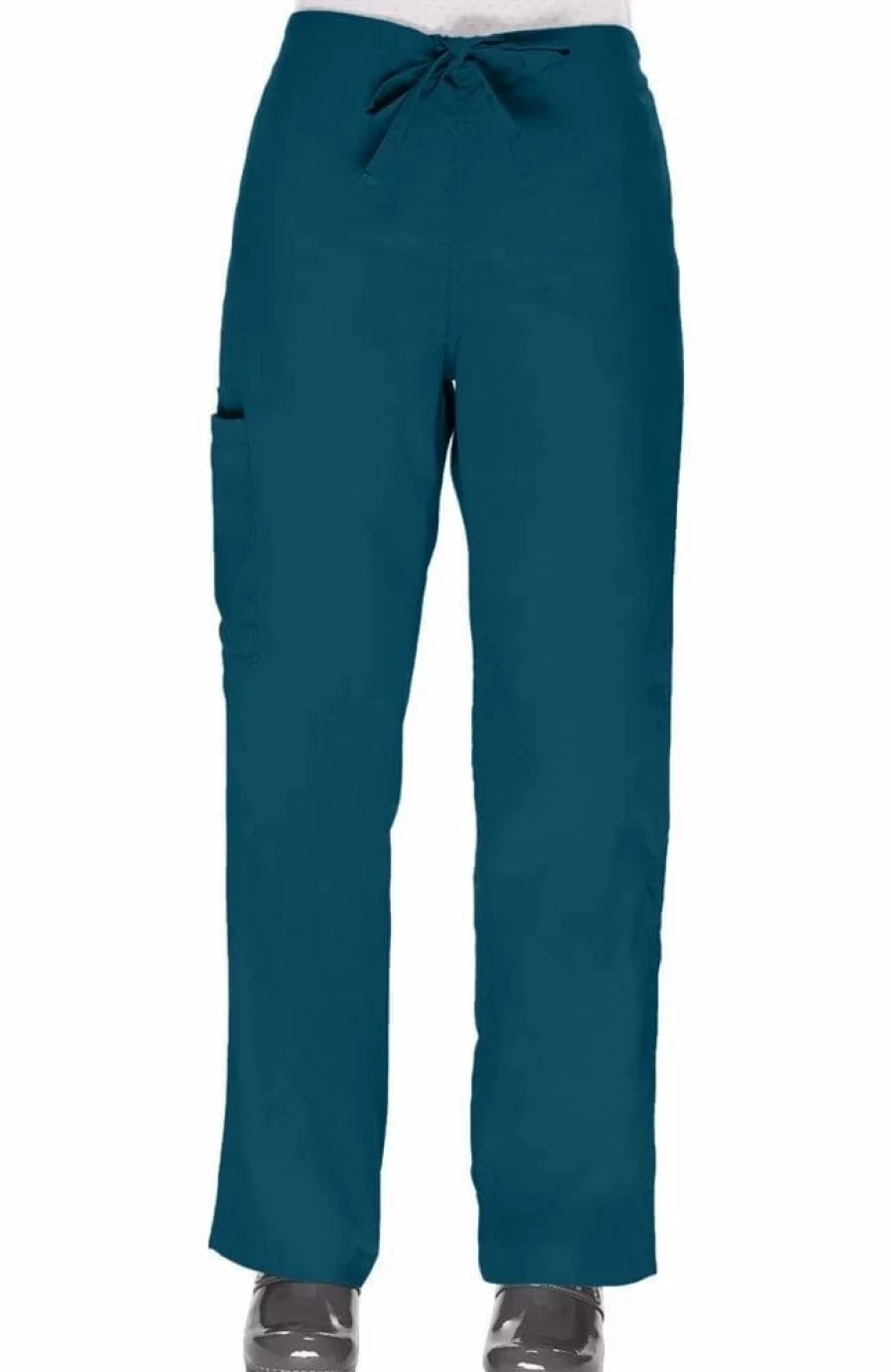 * Allheart Women'S Drawstring Cargo Scrub Pant | Pants