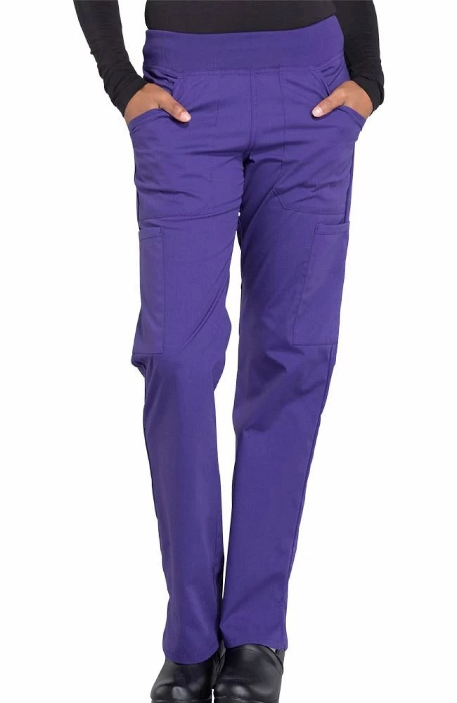 * Cherokee Workwear Clearance Women'S Elastic Waistband Pull On Cargo Scrub Pant | Pants