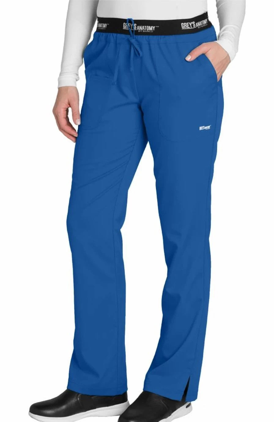 * Grey'S Anatomy Women'S Logo Elastic Drawstring Waist Scrub Pant | Pants