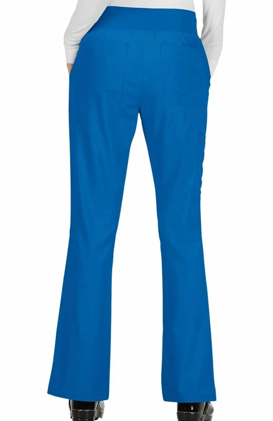 * Koi Women'S Laurie Flare Leg Knit Waist Yoga Scrub Pant | Pants