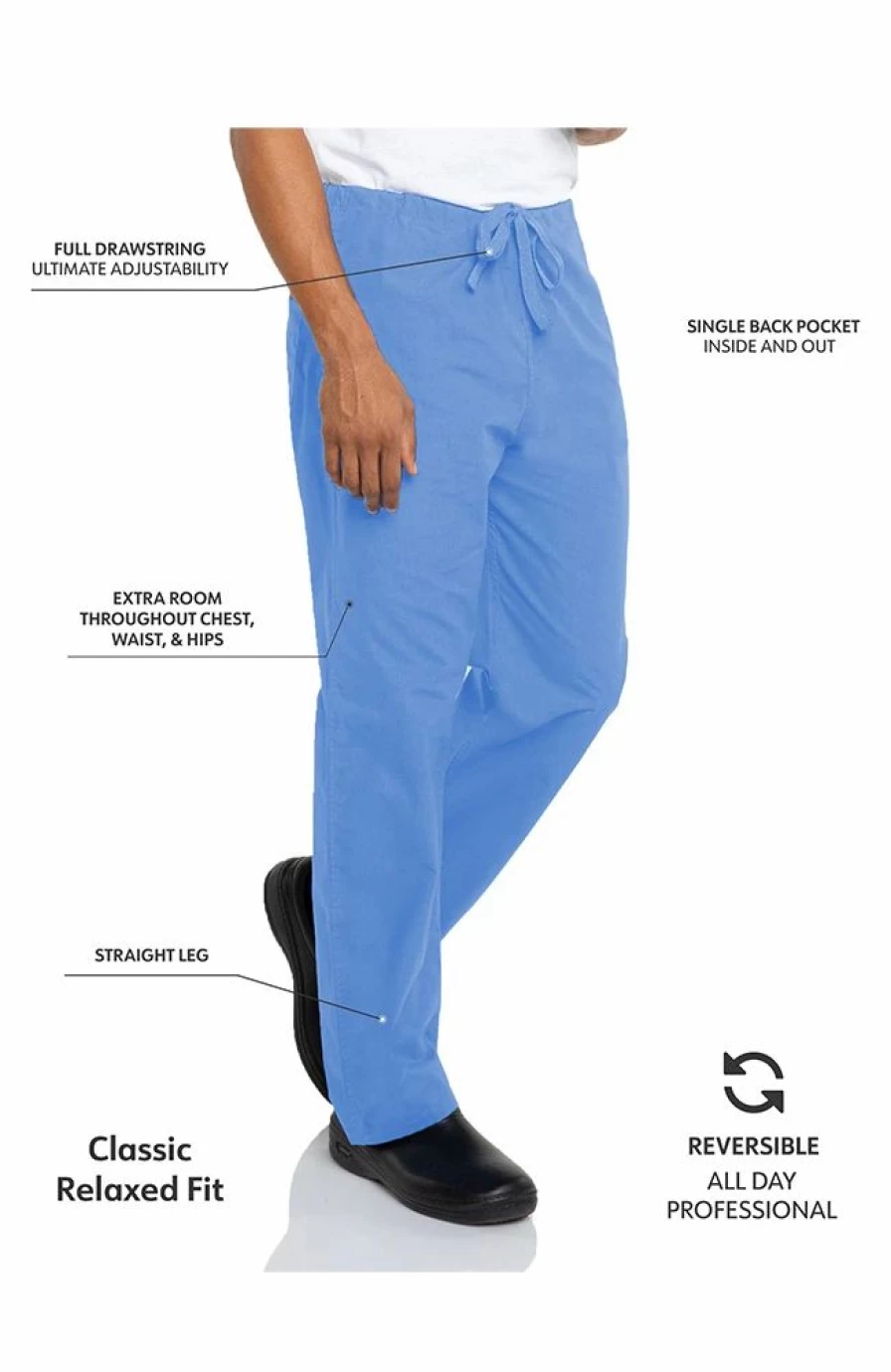 * Landau Clearance Uni Classic Fit Reversible Drawstring Scrub Pants | Pants