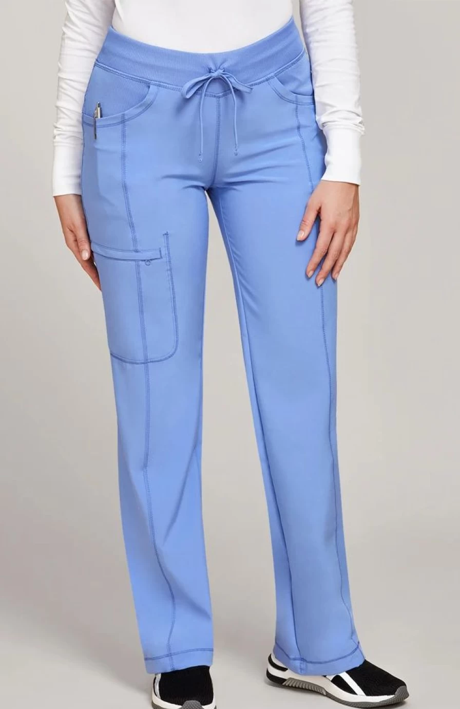 * Cherokee Women'S Rib Knit Drawstring Waist Scrub Pant | Pants