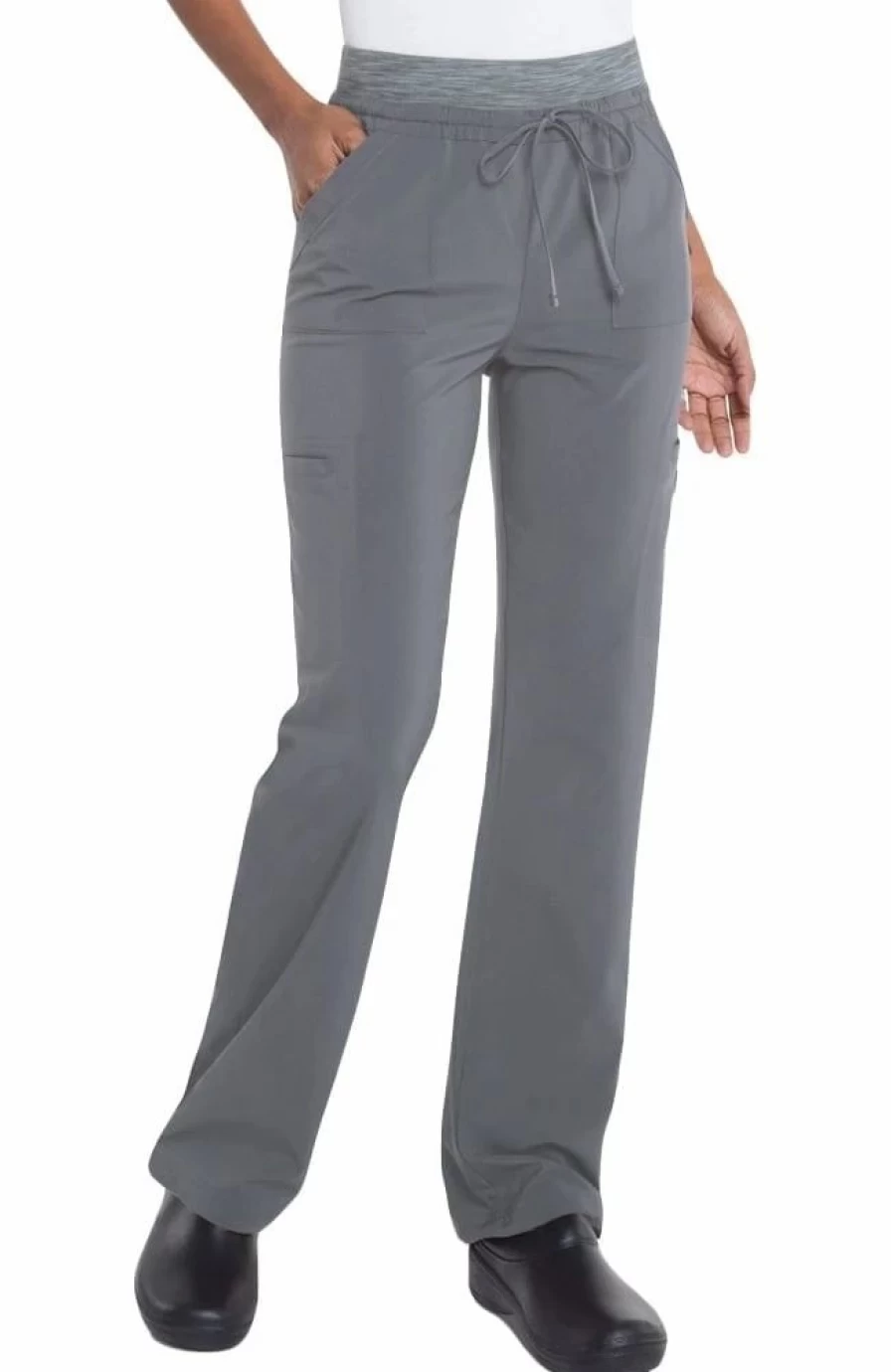 * Urbane Clearance Women'S Knit Waist Cargo Jogger Scrub Pant | Pants