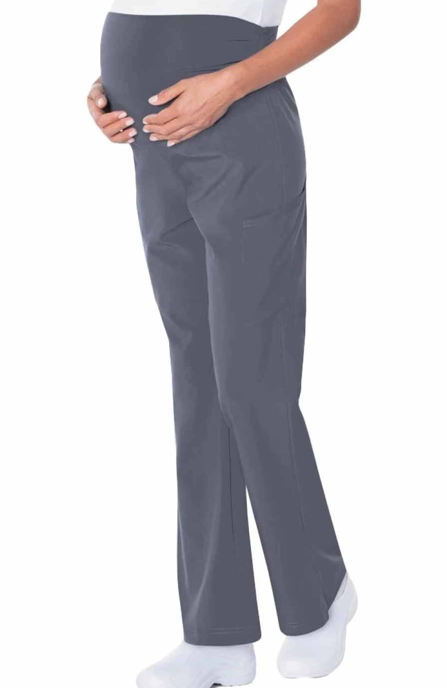 * Landau Women'S Maternity Boot Cut Cargo Scrub Pant | Pants