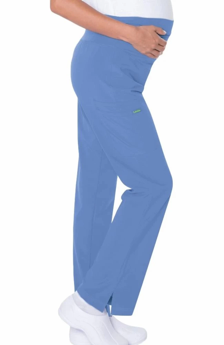 * Landau Women'S Maternity Boot Cut Cargo Scrub Pant | Pants