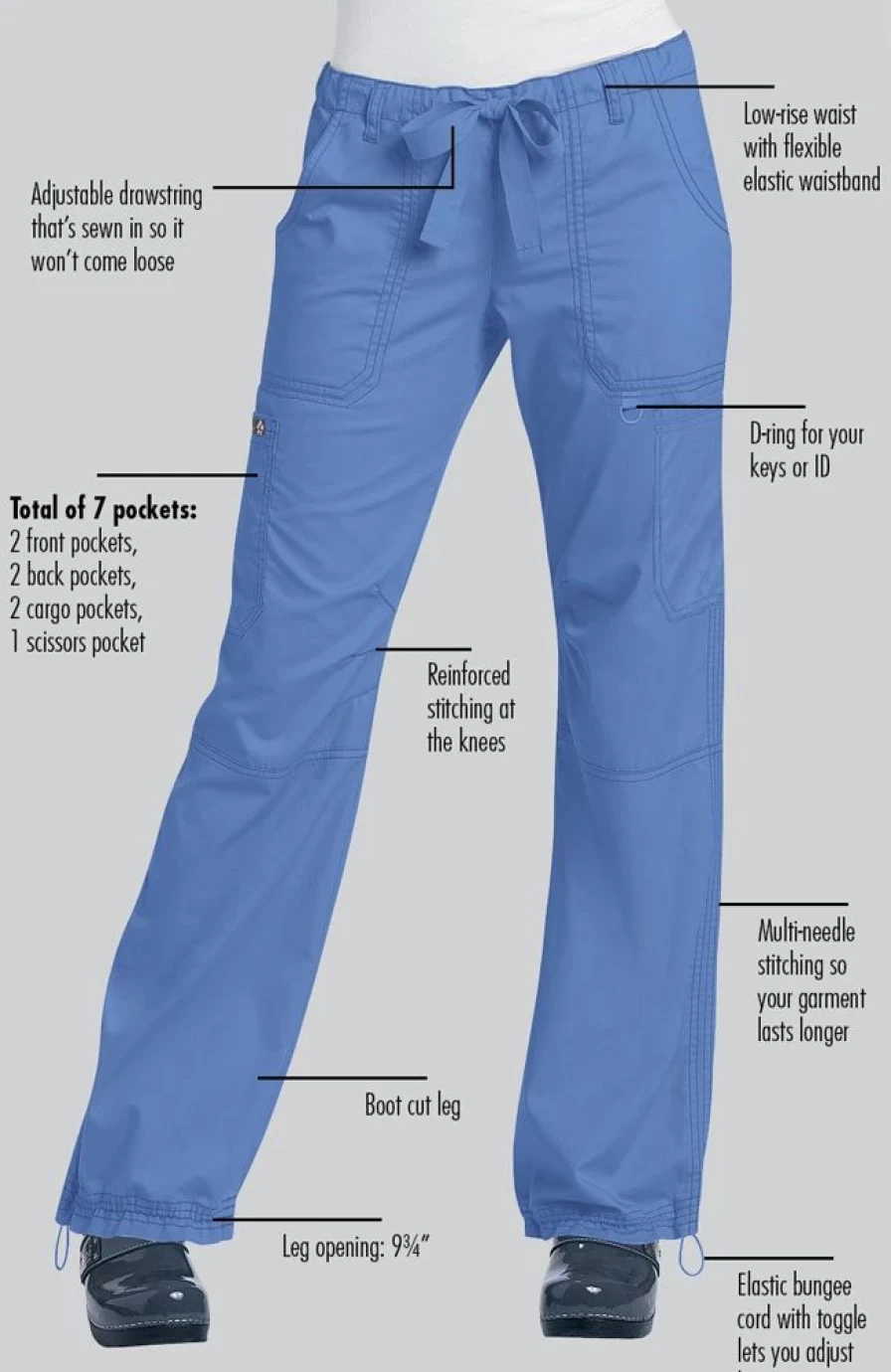 * Koi Women'S Lindsey Drawstring Elastic Waist Scrub Pant | Pants