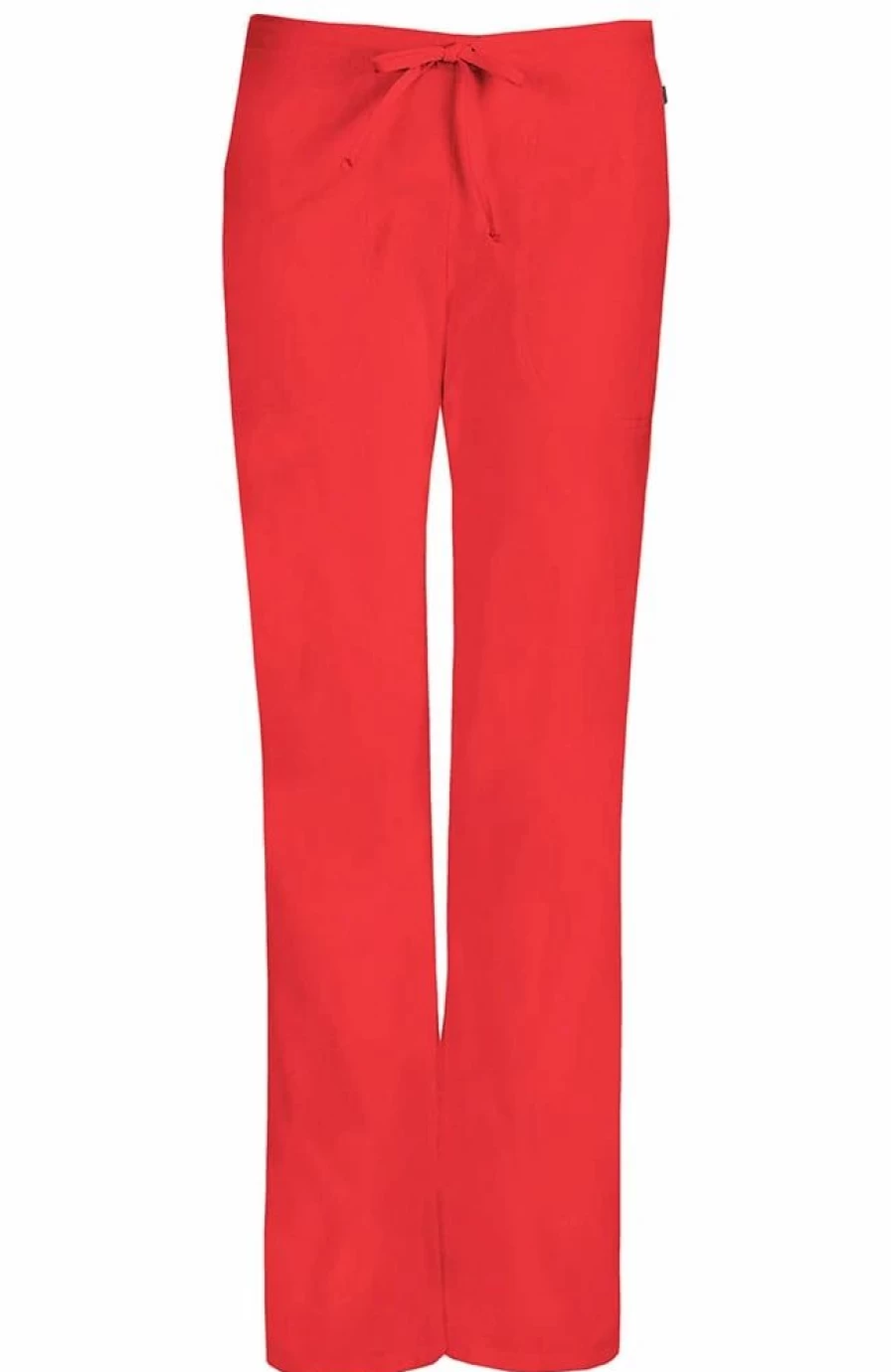 * Code Happy Clearance Women'S Mid-Rise Flare Leg Drawstring Scrub Pant | Pants