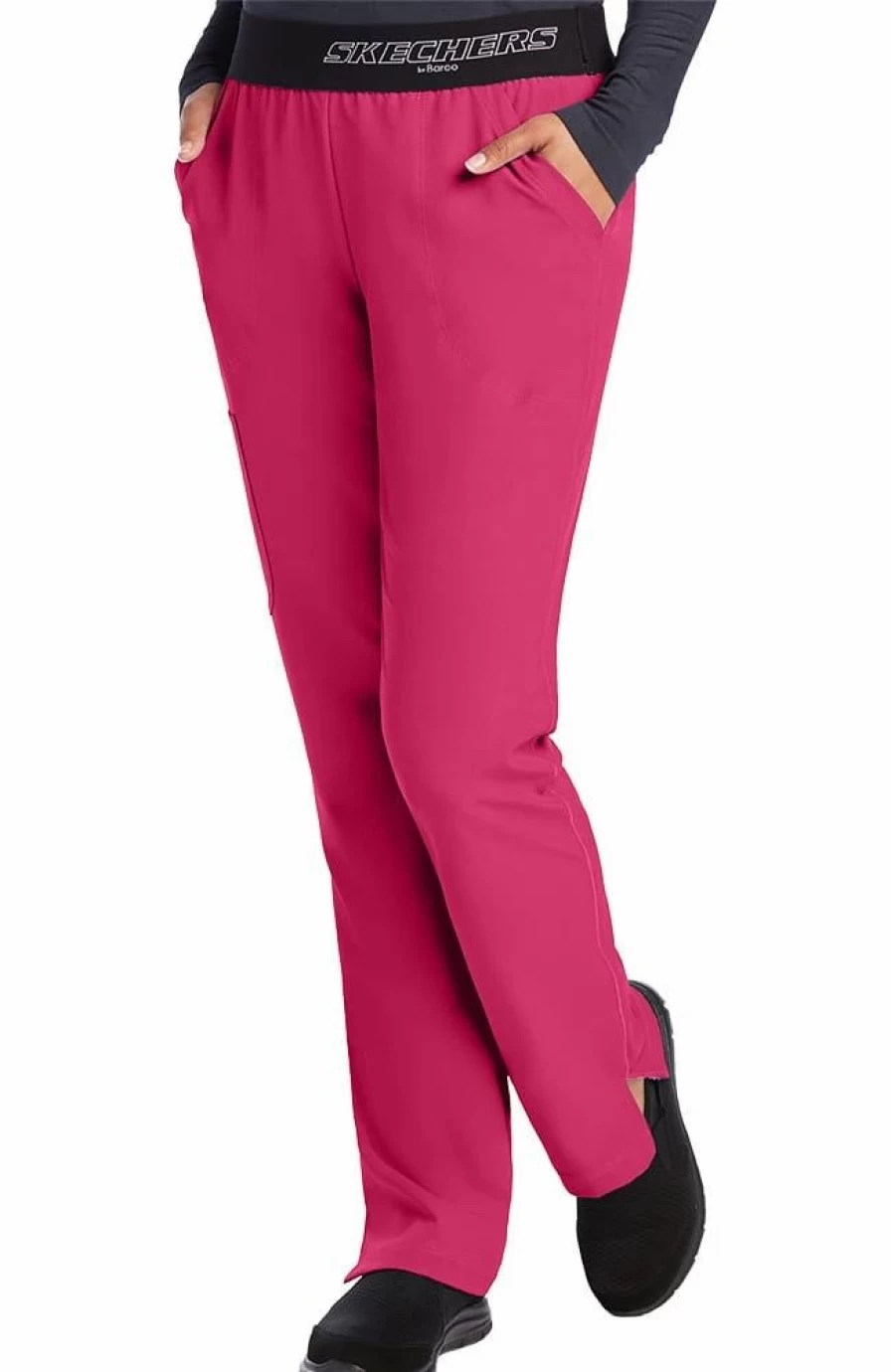 * Skechers Clearance Women'S Breeze Logo Elastic Waistband Scrub Pant | Pants